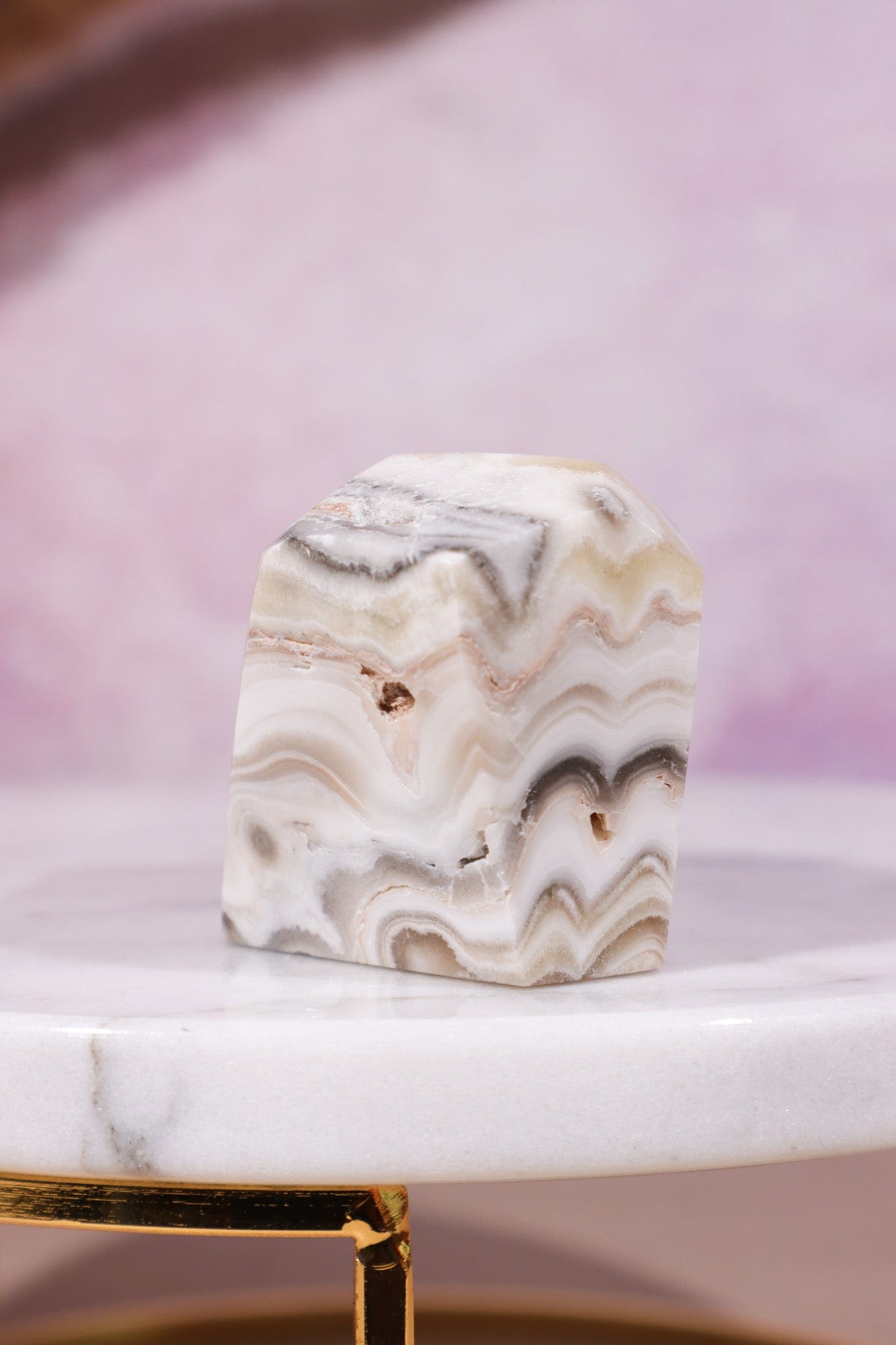 Zebra Calcite Freeform 117gr - Tali & Loz Crystals