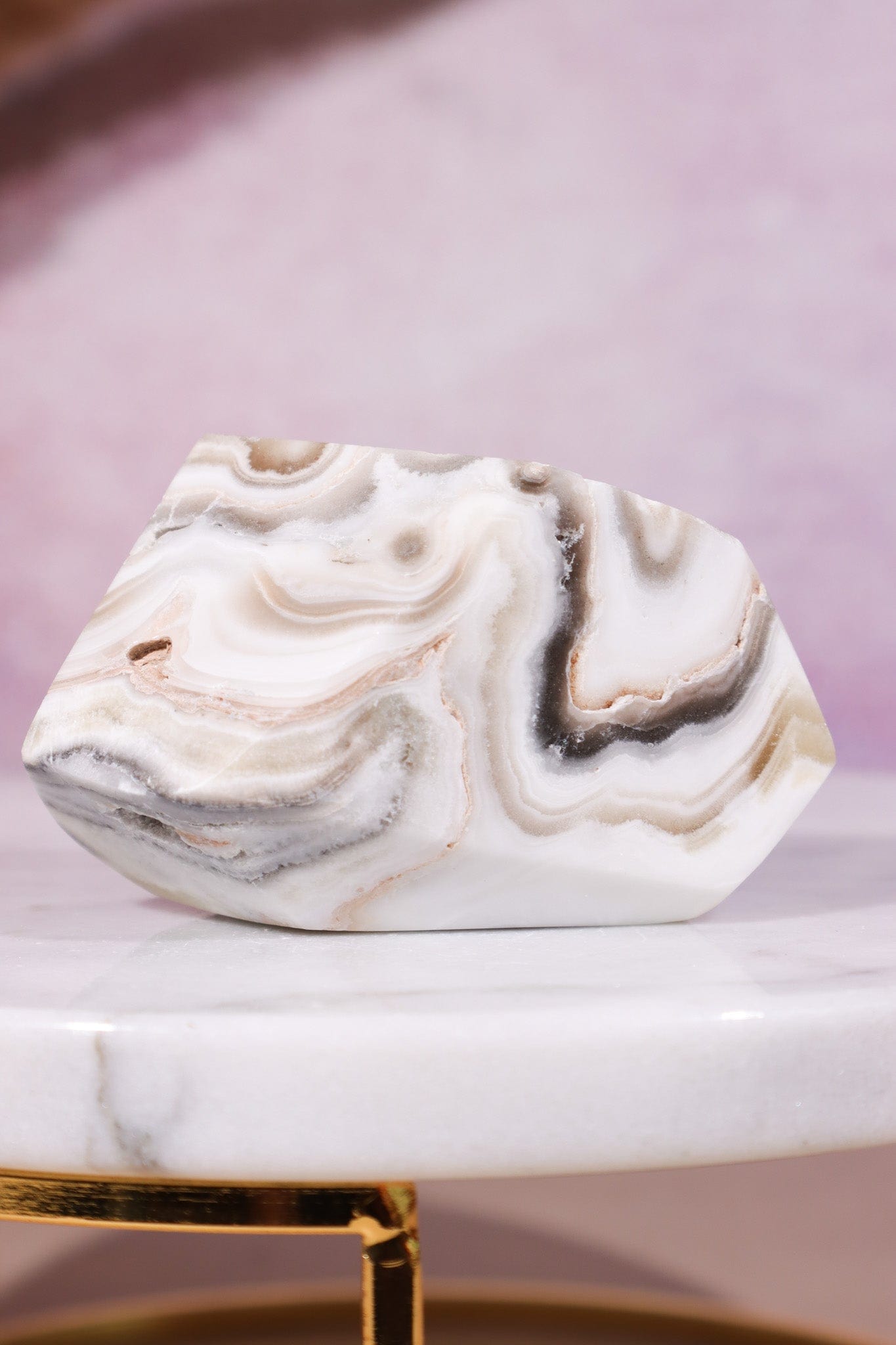 Zebra Calcite Freeform 117gr - Tali & Loz Crystals