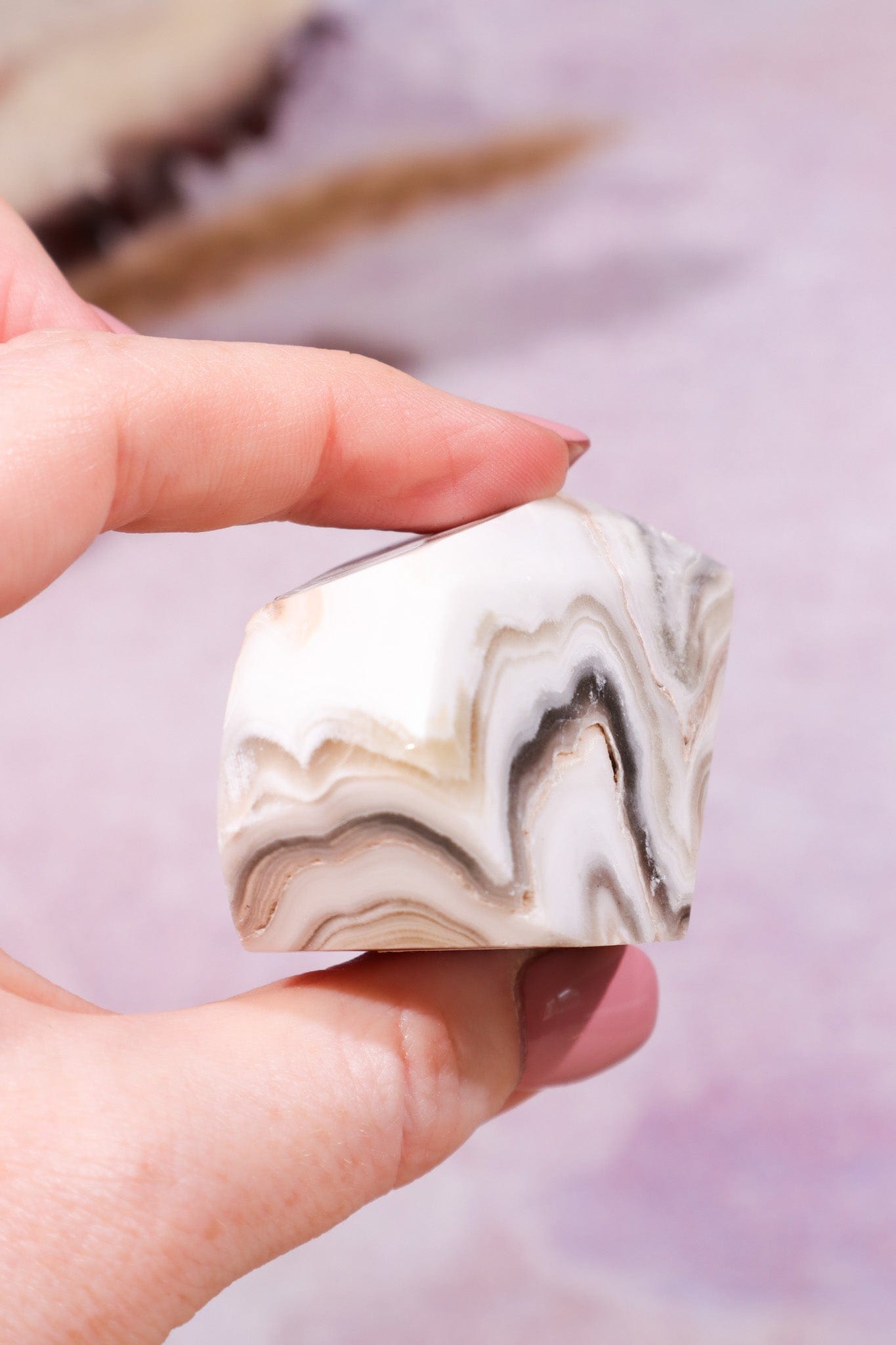 Zebra Calcite Freeform 117gr - Tali & Loz Crystals