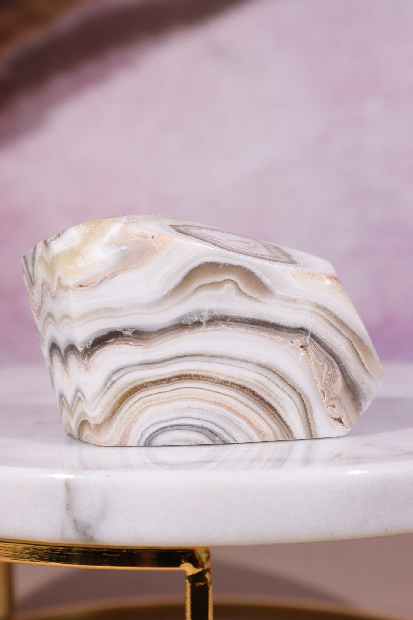 Zebra Calcite Freeform 117gr - Tali & Loz Crystals