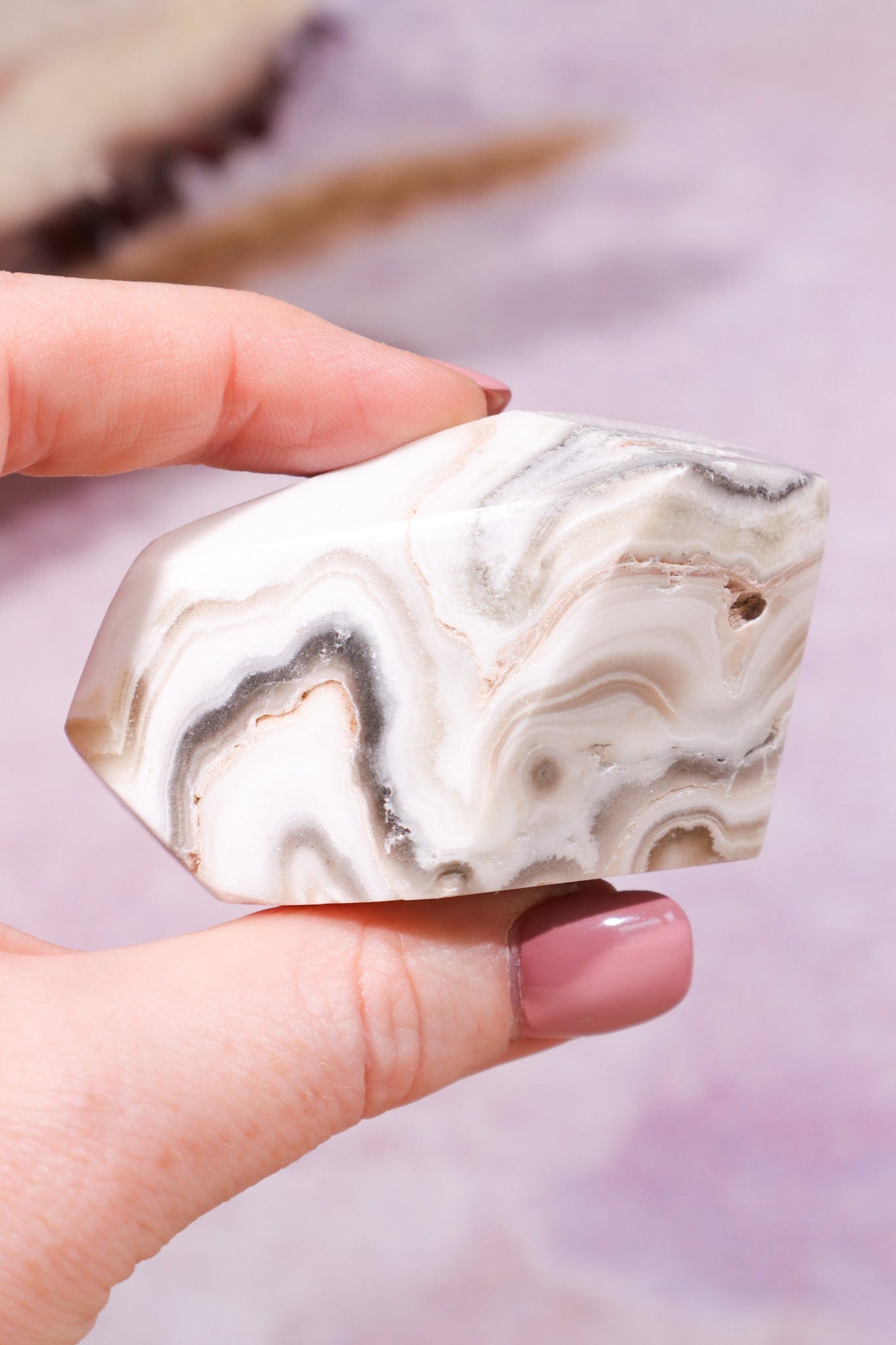 Zebra Calcite Freeform 117gr - Tali & Loz Crystals