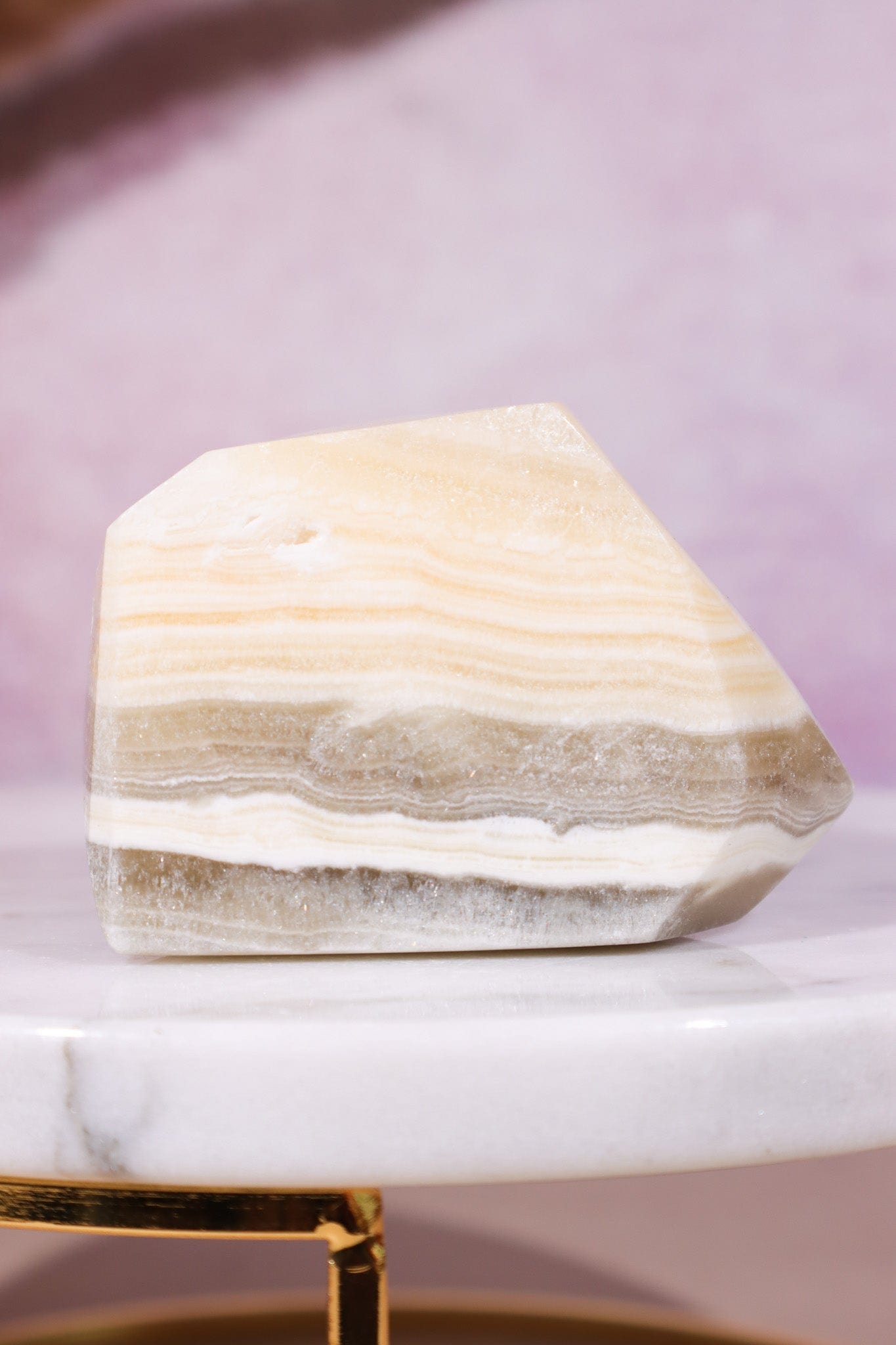 Zebra Calcite Freeform 178gr - Tali & Loz Crystals