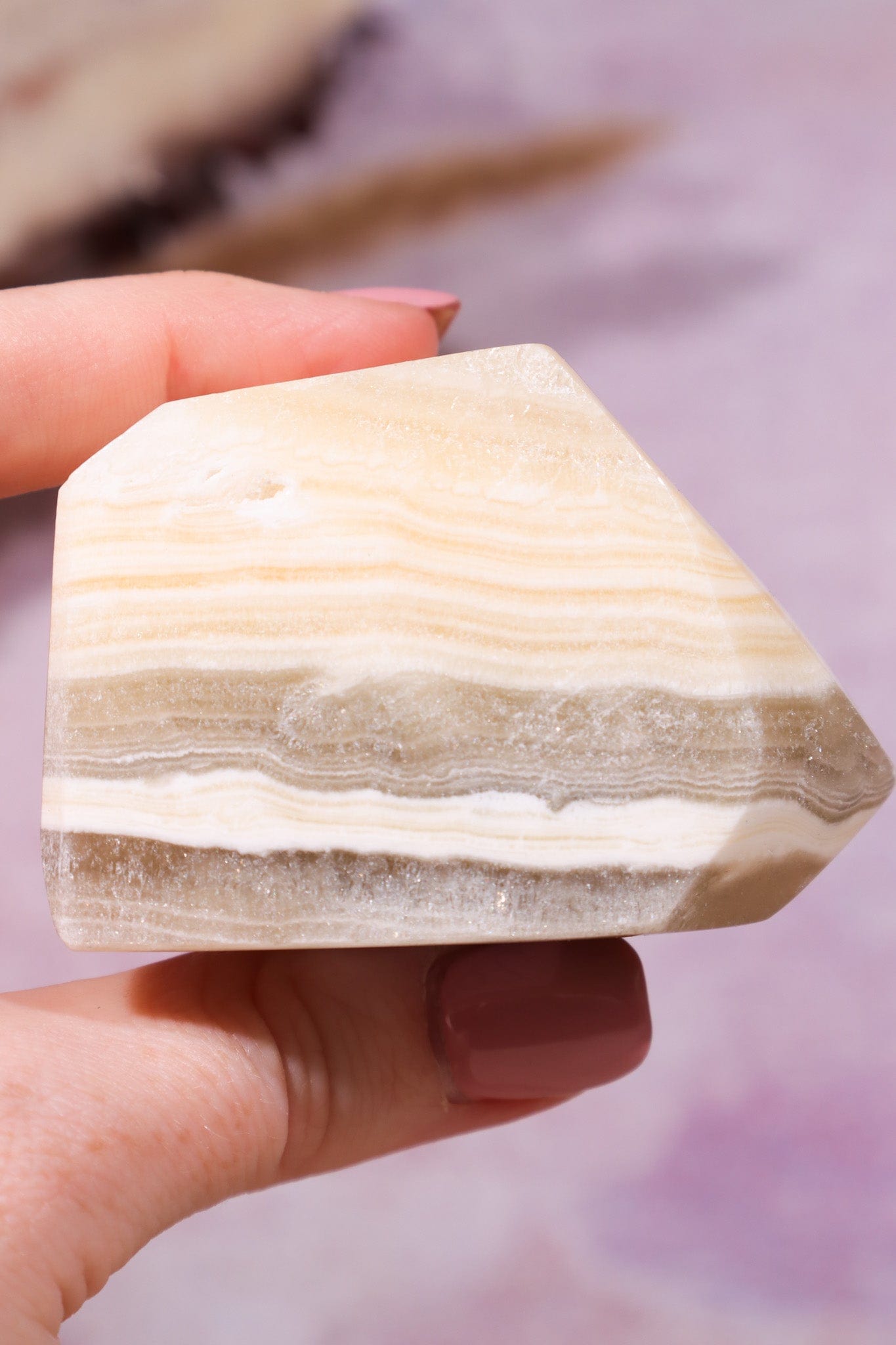 Zebra Calcite Freeform 178gr - Tali & Loz Crystals