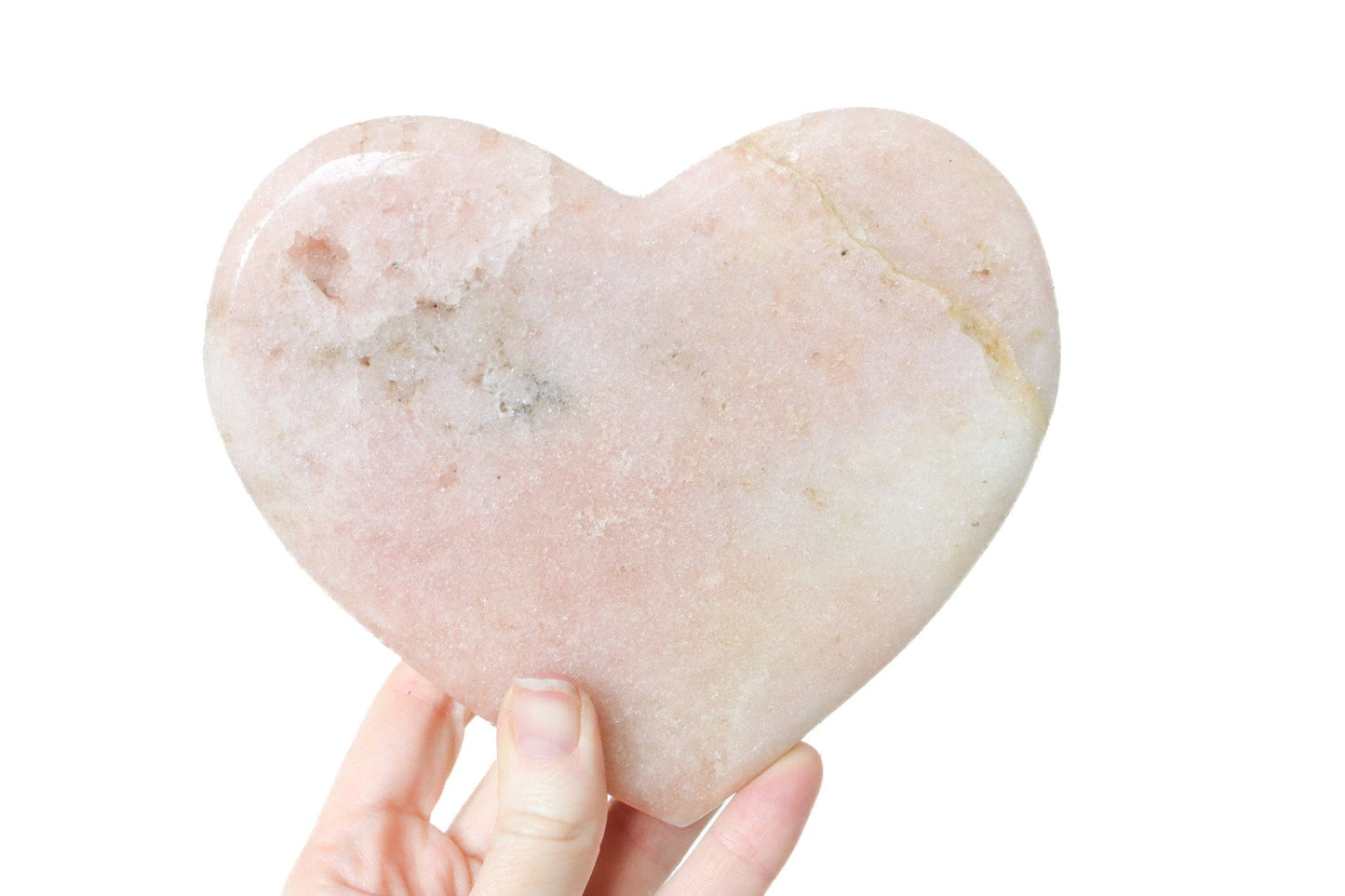 Pink Amethyst Hearts on Stand - Self-Belief/Comfort Hearts Tali & Loz