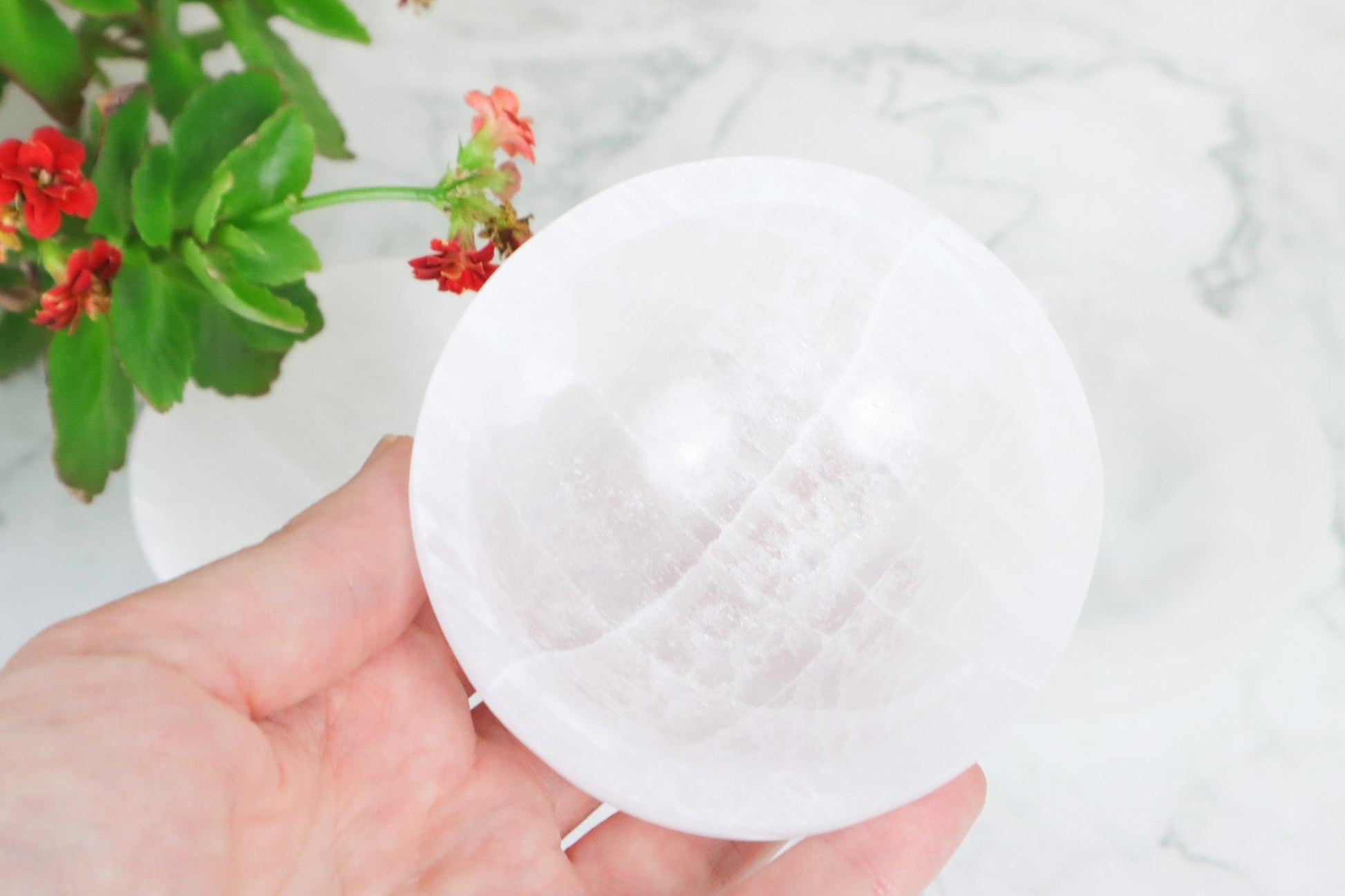 Selenite Bowls - Cleansing/Higher Consciousness Bowls Tali & Loz