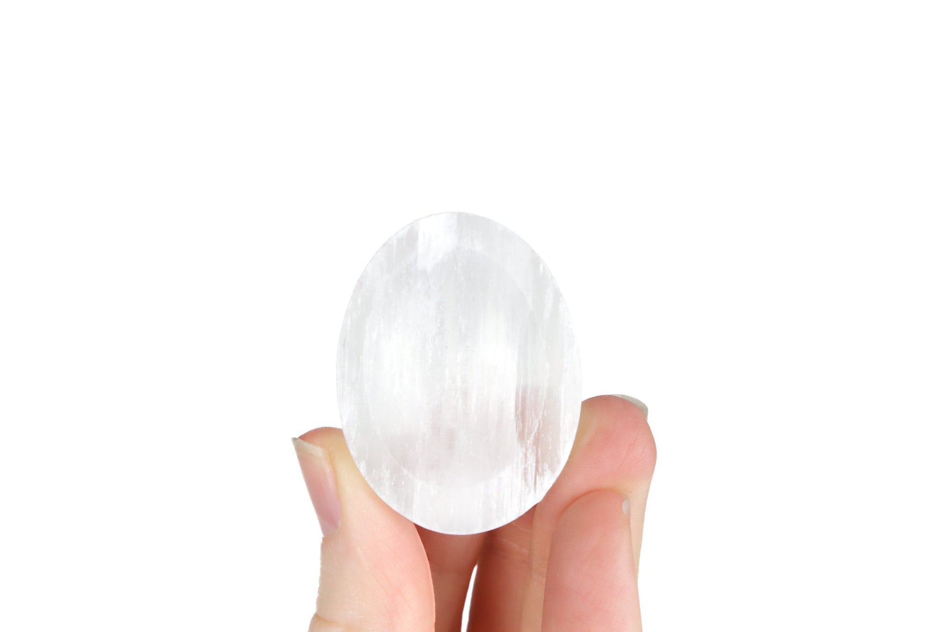 Selenite Worry Stones - Cleansing/Higher Consciousness Worry Stones Tali & Loz