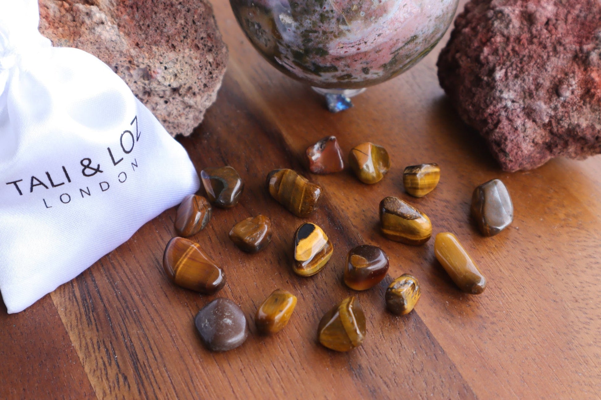 Tigers Eye Chips - Confidence/Energizing Crystal Chips Tali & Loz