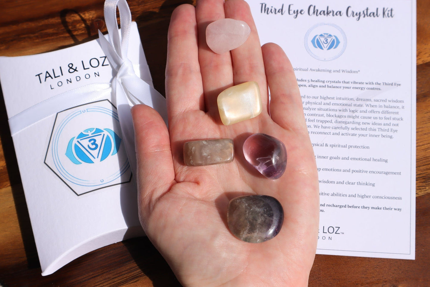 Third Eye Chakra Crystal Kit Crystal Sets Tali & Loz