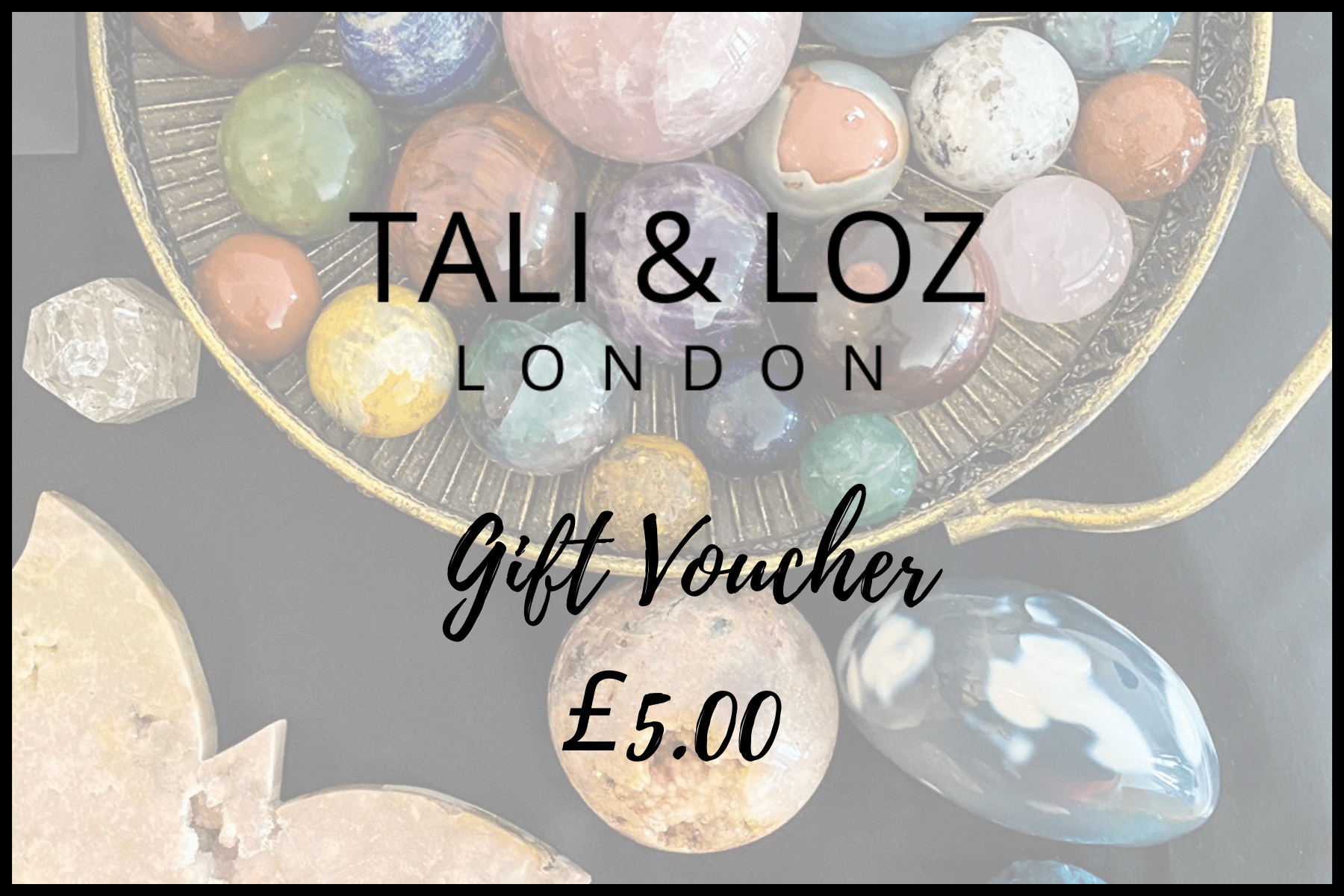 Gift Voucher Gift Cards £5.00 Tali & Loz